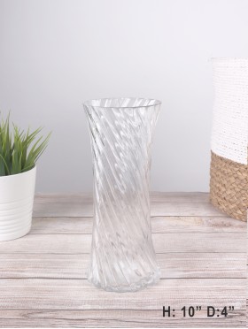 TALL GLASS VASE